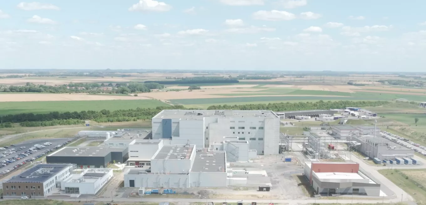 Photo de l'usine de LFB à Arras