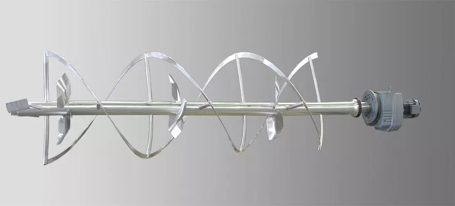 Agitation innovante combinant hélices HTPG4 et hélicoïdes pour des produits visqueux et fragiles, existe en version cuiseur