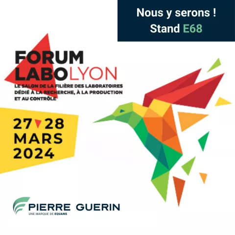 Illustration of PIERRE GUERIN sera présent au Forum LABO LYON 2024